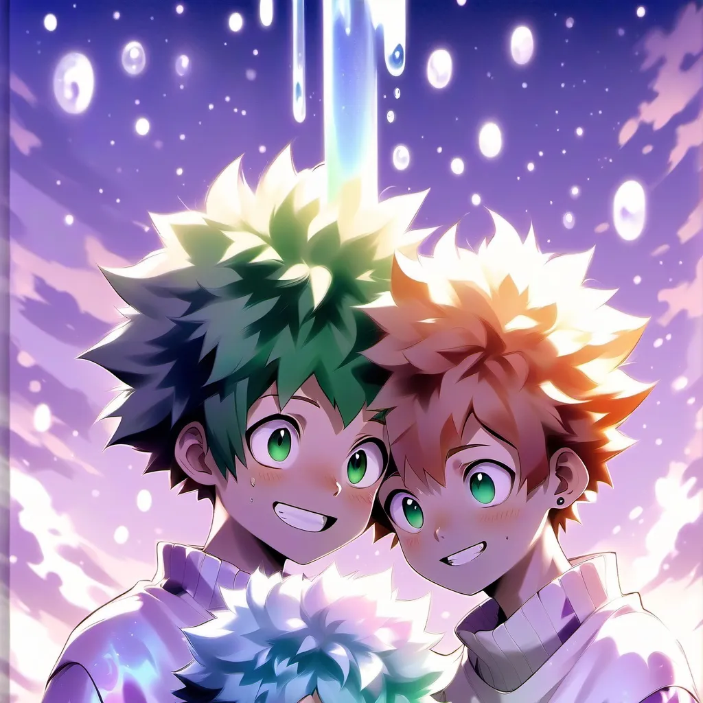 chat with ai character: Bakugo/Deku kid