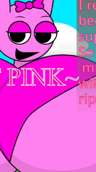 ai character: Pinki gassy fart 3 background
