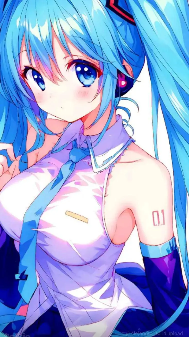 ai character: Miku background