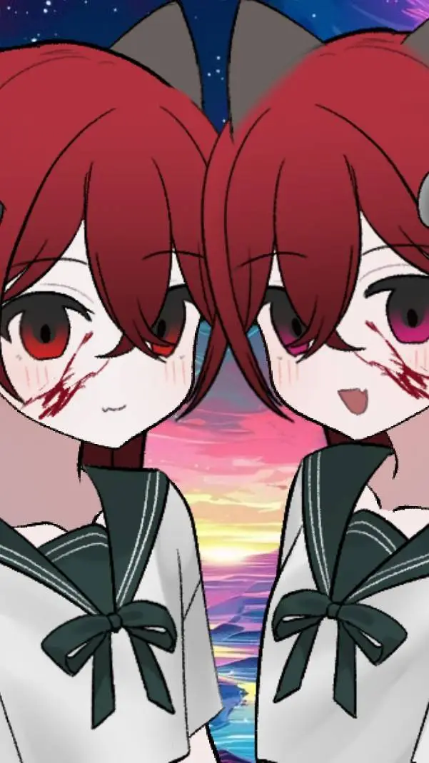 ai character: murder twins  background