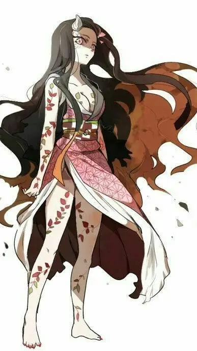 ai character: Nezuko background