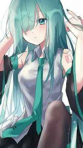 ai character: Miku background