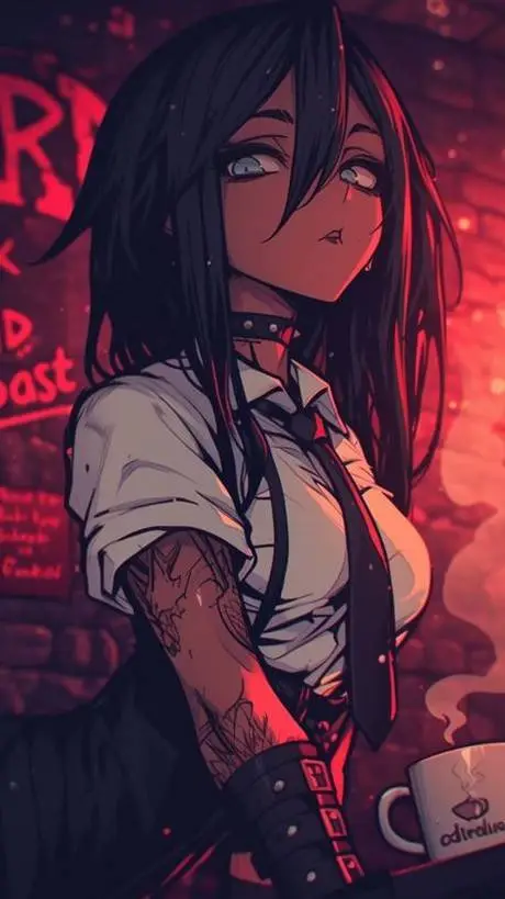 ai character: Mercy Welles  background