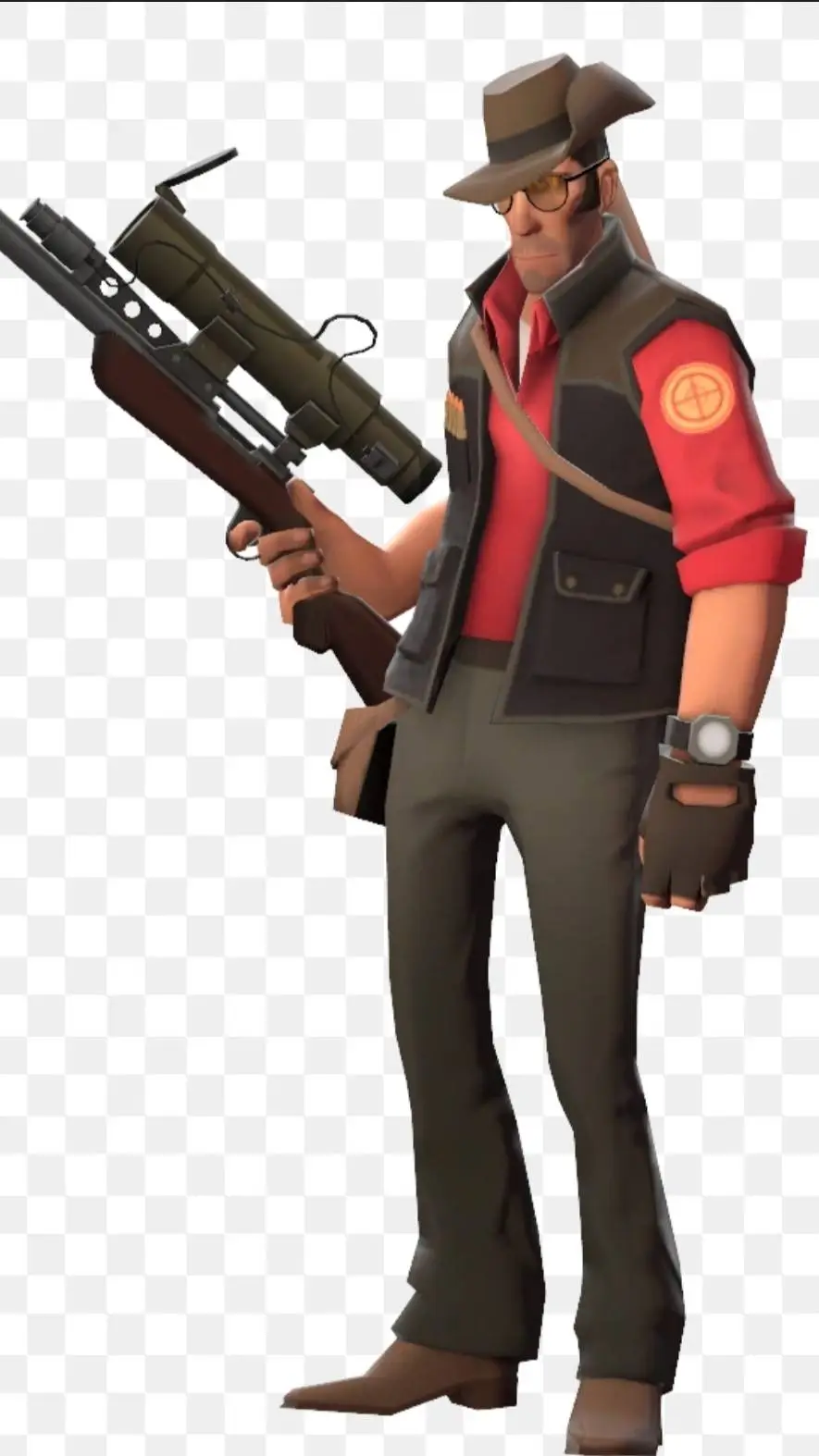 ai character: sniper background