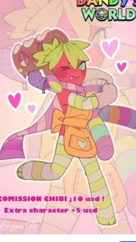 ai character: fruitcake background