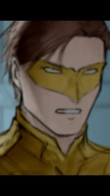 ai character: Yellow Lantern background