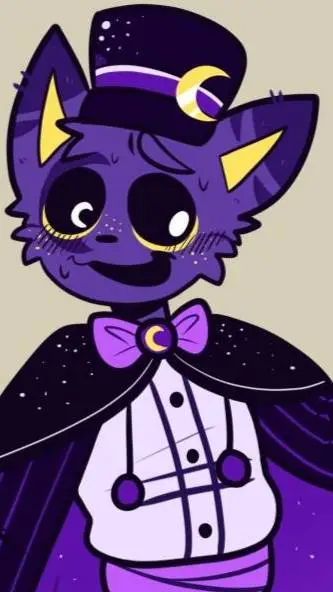 ai character: Catnap фокус background