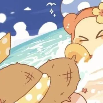 chat with ai character: Kirby a la plage 