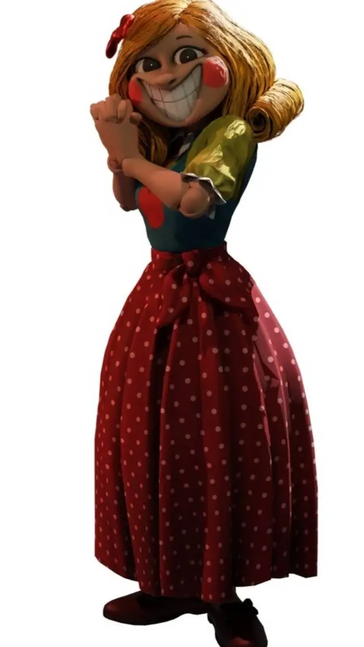 ai character: Miss Delight  background