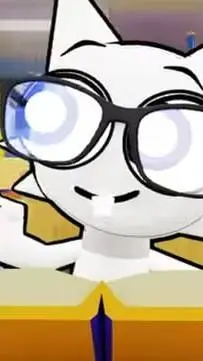 ai character: Wenda Nerd background