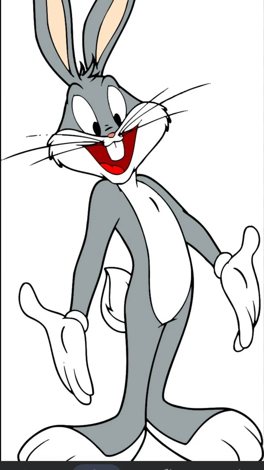 ai character: Bugs Bunny background