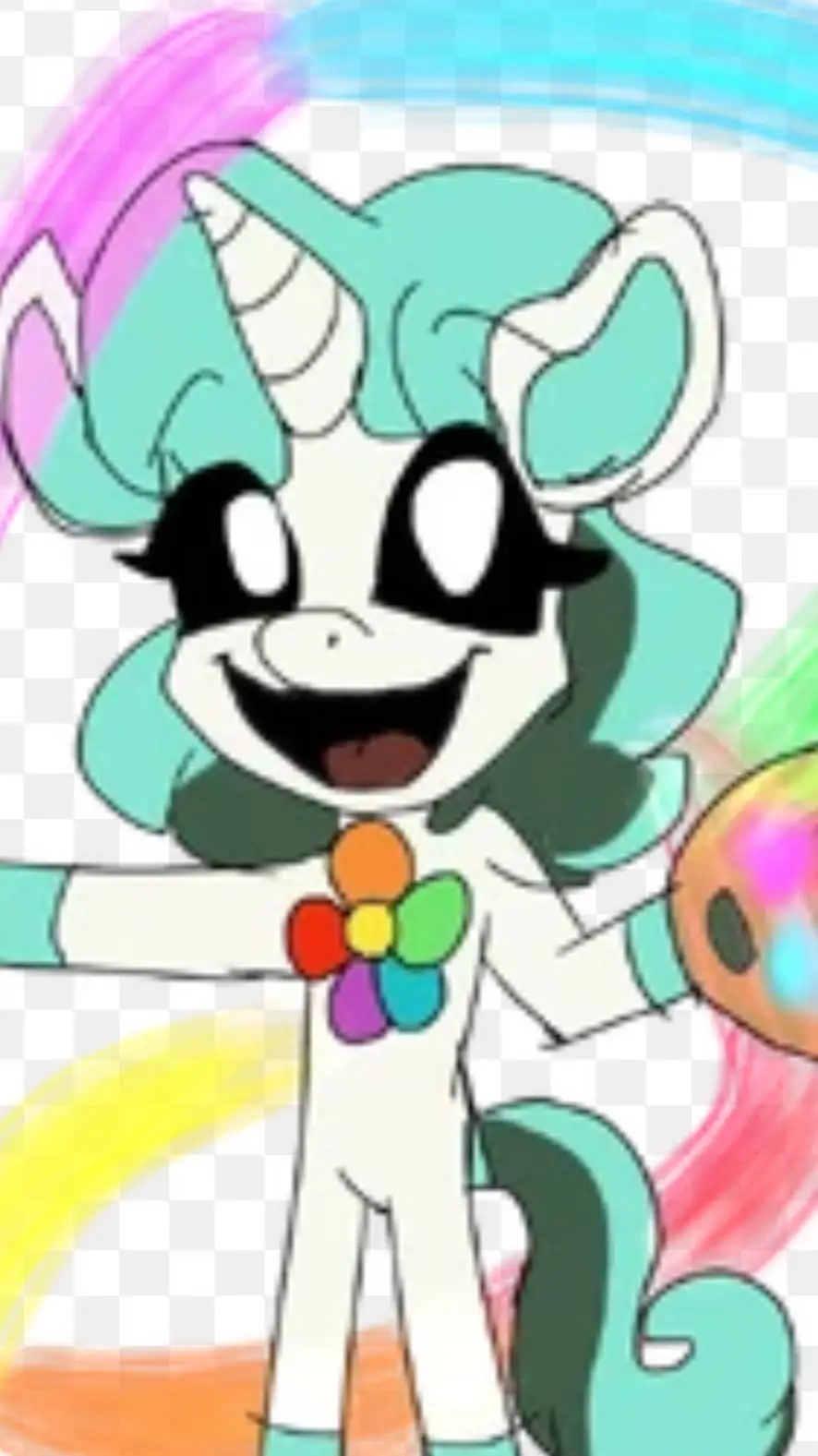 ai character: Bratty CraftyCorn background