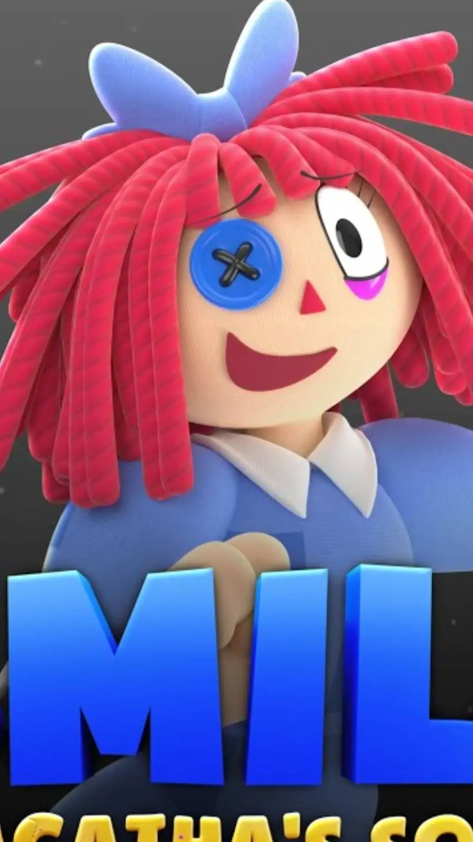 ai character: tadc sad Ragatha background