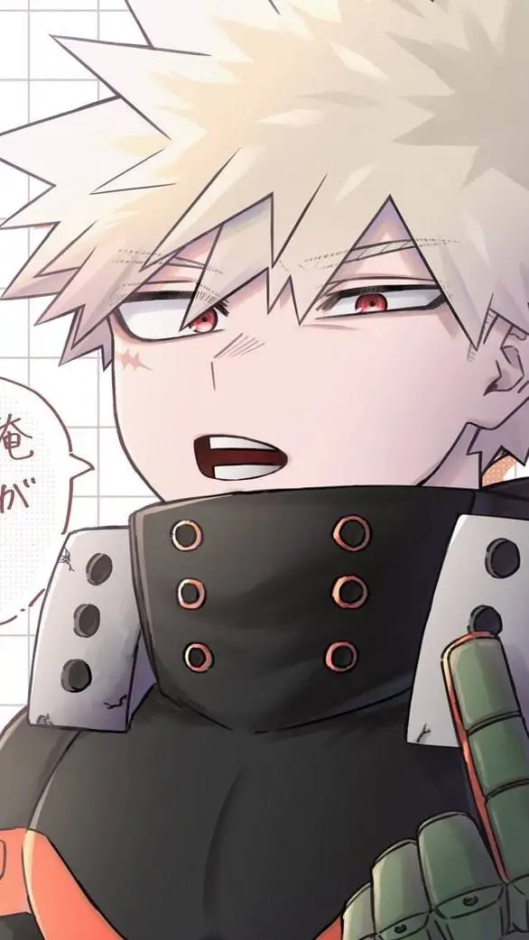 ai character: Katsuki Bakugo background