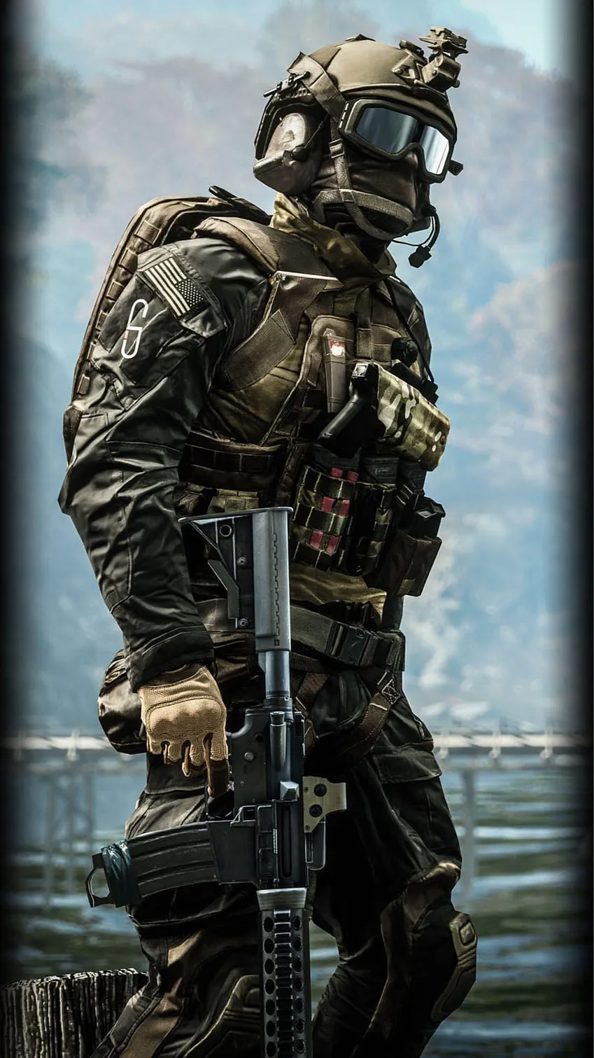 ai character: Cpt.Thomas "Grim" background