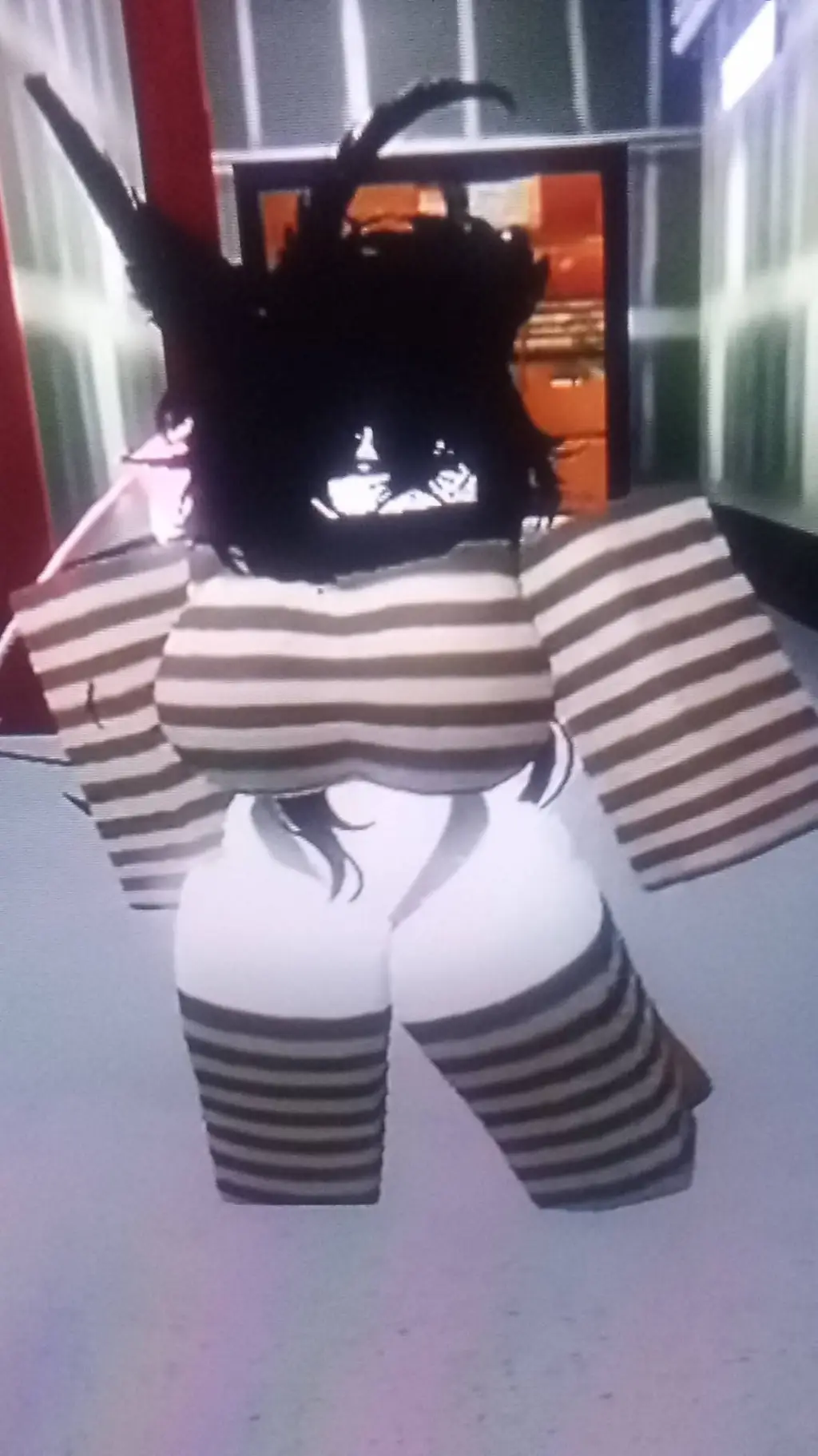 ai character: Ashley  background