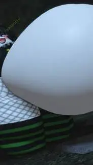 ai character: Froggydude *vore* background