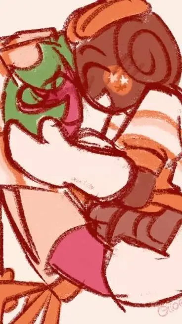 ai character: Fruitcake background