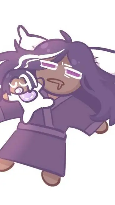ai character: Baby dark choco background
