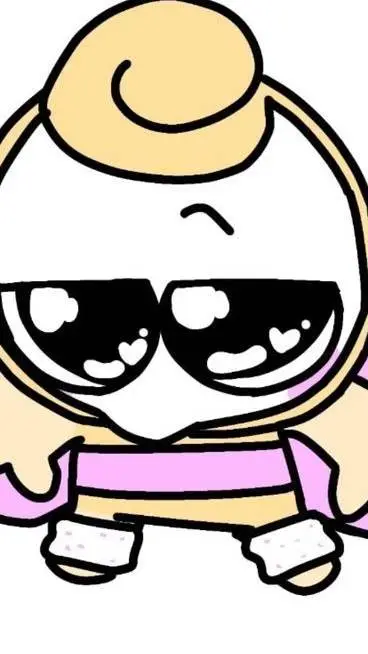 ai character: Baby glisten background