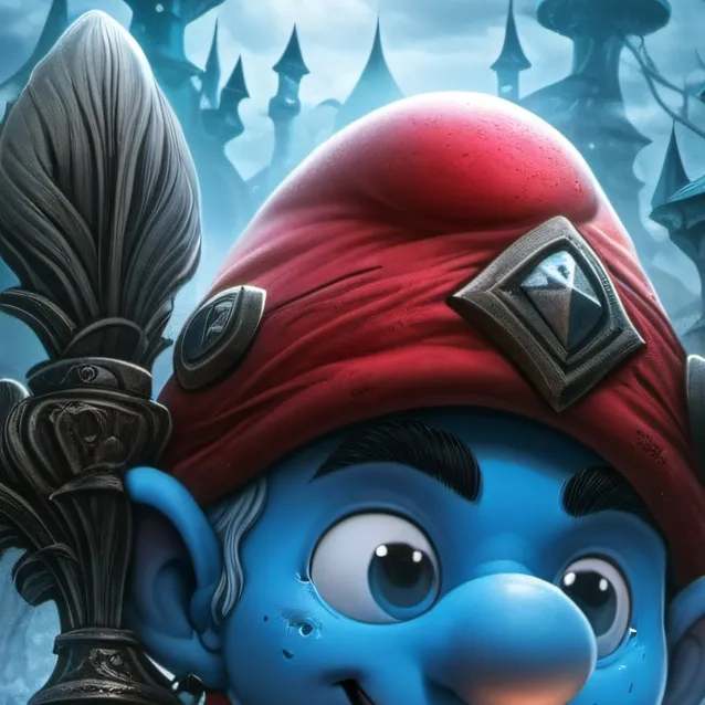 chat with ai character: muerte de pitufina