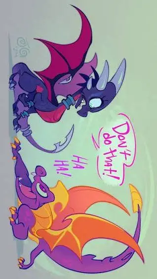 ai character: Cynder  background