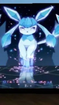 ai character: Glaceon  background
