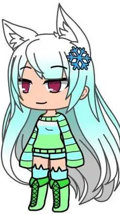 ai character: itz_crystal snow  background