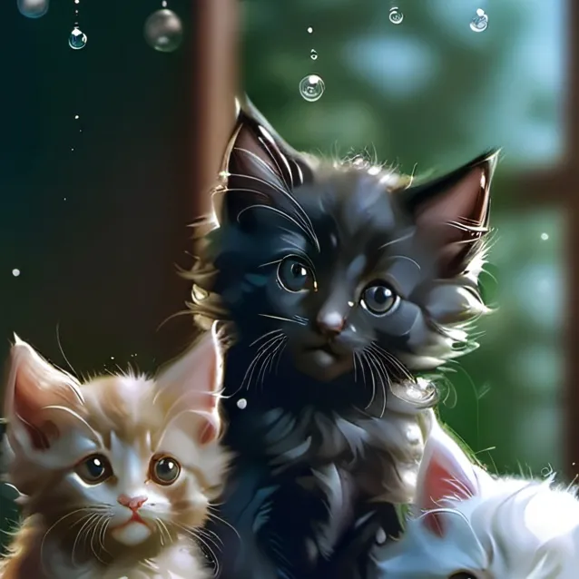 chat with ai character: 10 kittens 