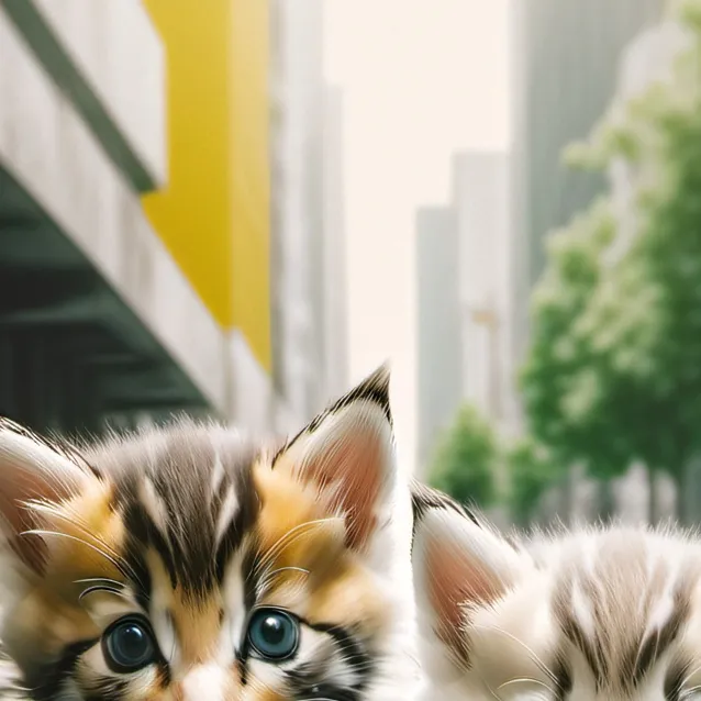 chat with ai character: abandoned kittens 