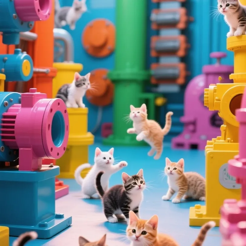 chat with ai character: kitten factory 