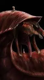 ai character: meat snake background