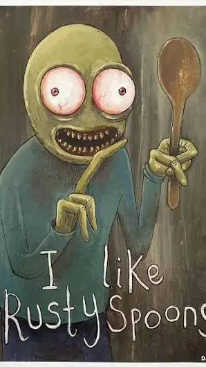ai character: salad fingers  background