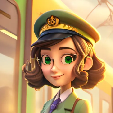 chat with ai character: Train driver