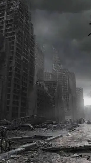 ai character: Dangerous city background