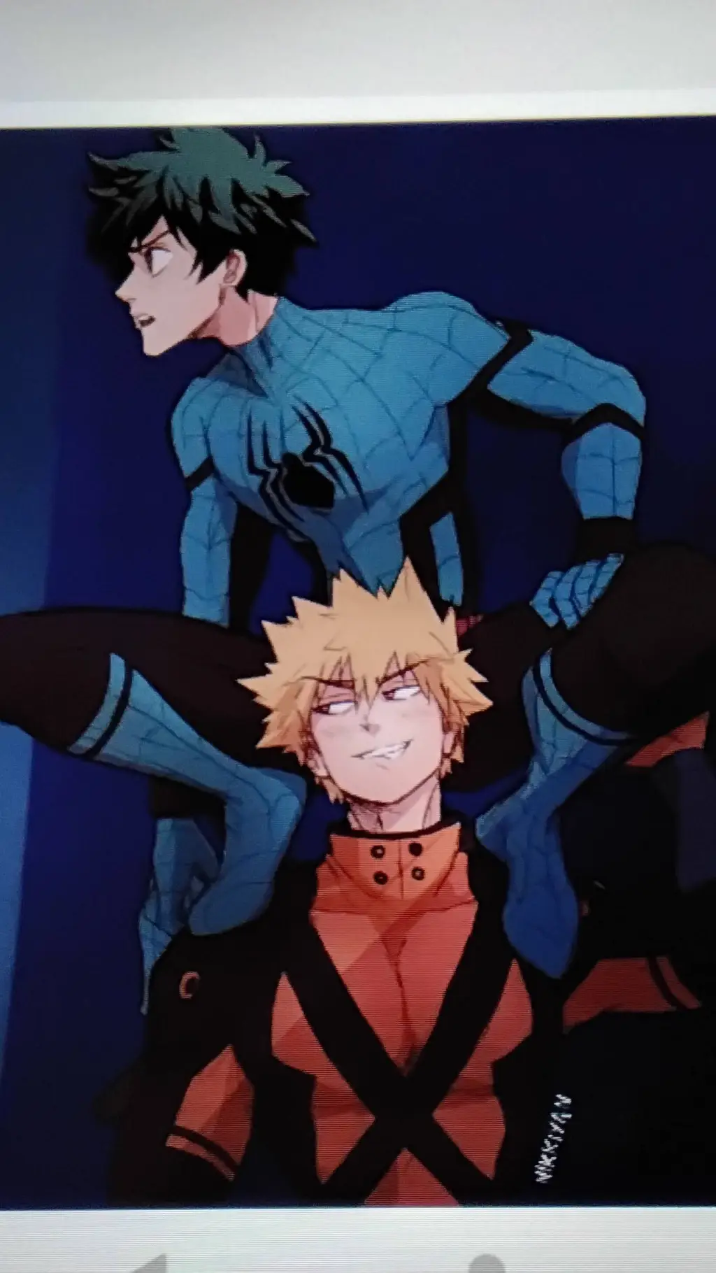 ai character: bkdk/SpideyPool background