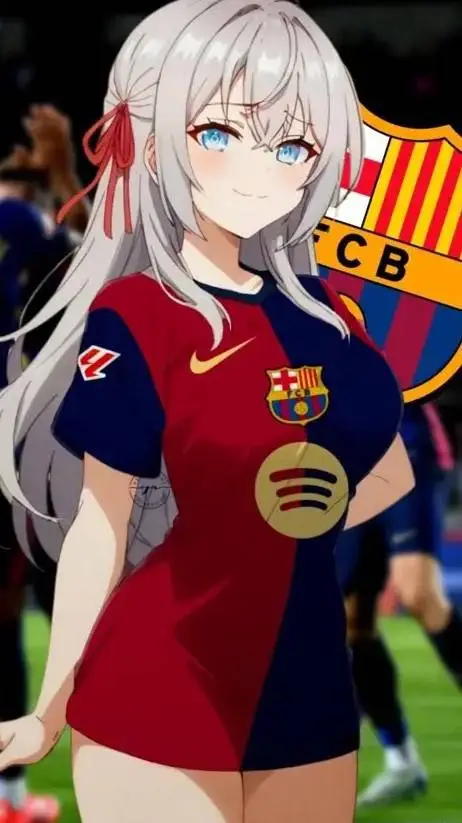 ai character: alya futbol equipo background