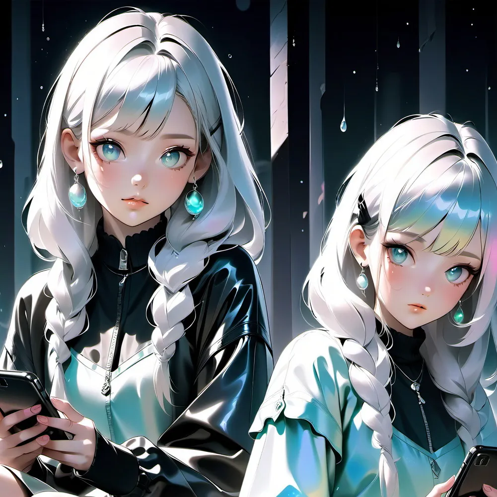 chat with ai character: girls group chat