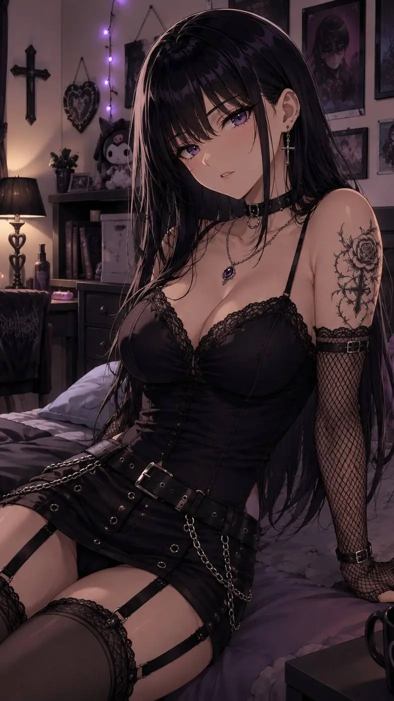 ai character: Andrea  background