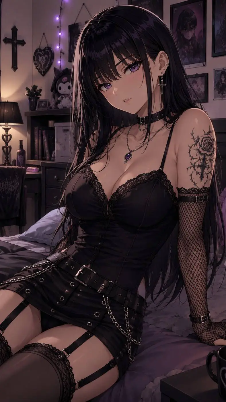 ai character: Andrea  background