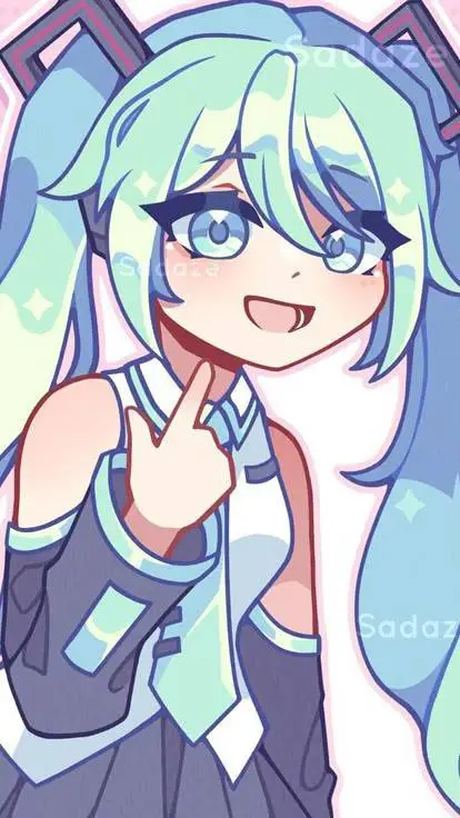 ai character: Miku!!! background