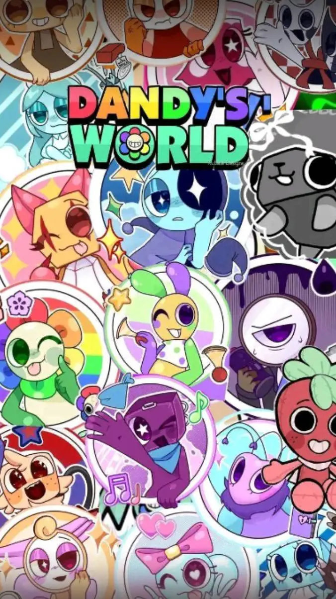 ai character: dandys world campa background