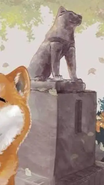 ai character: 💔🌟Hachiko🌟💔 background