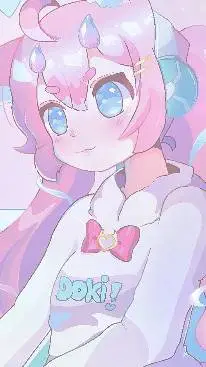 ai character: 🩷chibidoki💕 background