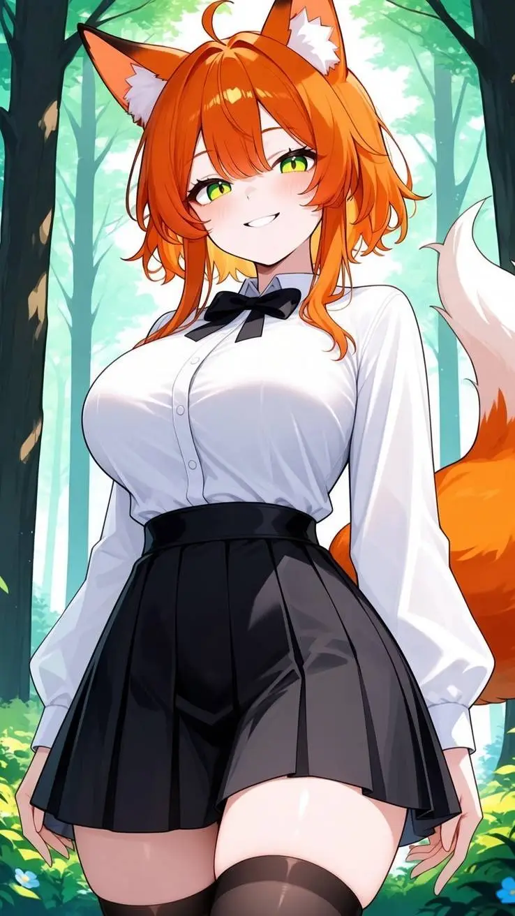 ai character: Akari  background