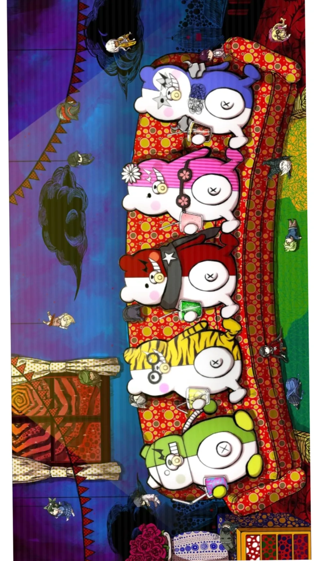 ai character: The Monokubs !!!! background