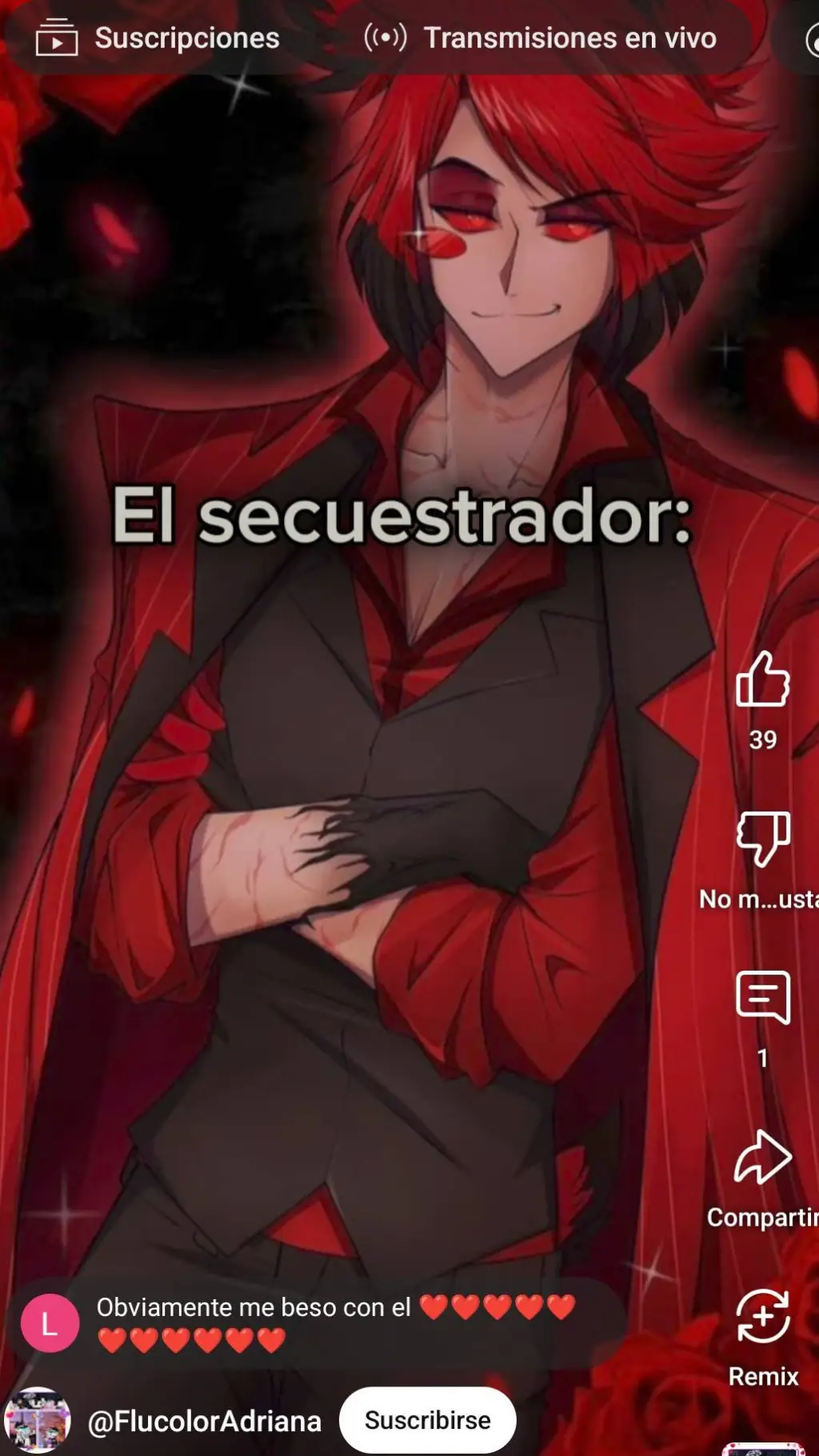 ai character: tu y alastor background