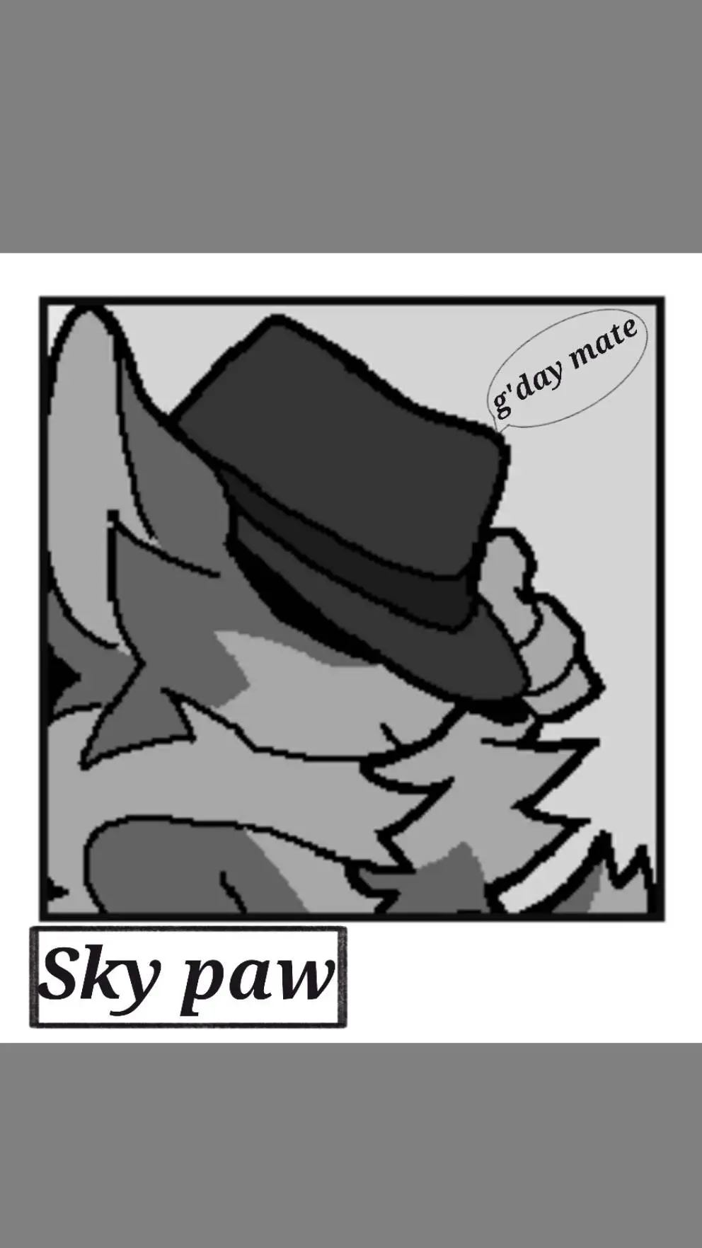 ai character: sky paw (me) background