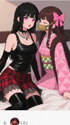 ai character: KNY HALLOWEEN background