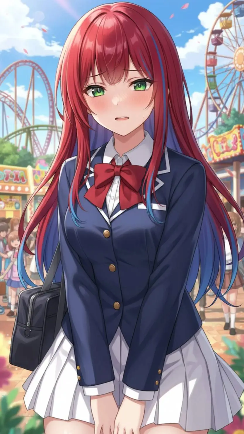 ai character: Azul background